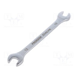 1 pcs x PROXXON - 23838 - Wrench, spanner, 10mm,13mm, Chrom-vanadium steel, SlimLine