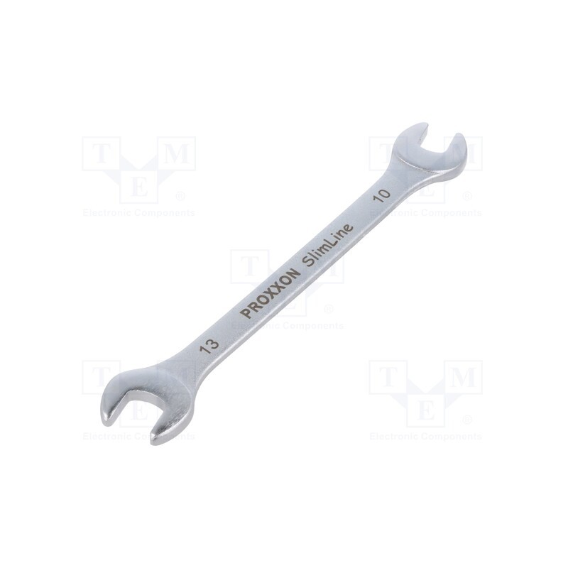 1 pcs x PROXXON - 23838 - Wrench, spanner, 10mm,13mm, Chrom-vanadium steel, SlimLine