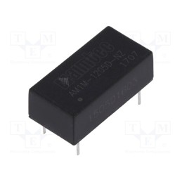 1 pcs x AIMTEC - AM1M-1205D-NZ - Converter: DC/DC, 1W, Uin: 10.8÷13.2V, Uout: 5VDC, Uout2: -5VDC, THT