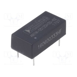 1 pcs x AIMTEC - AM1M-0512DH30-NZ - Converter: DC/DC, 1W, Uin: 4.5÷5.5V, Uout: 12VDC, Uout2: -12VDC, THT