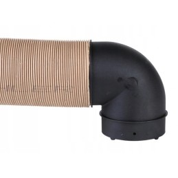 Elbow connector for heating supply pipes 65mm truma