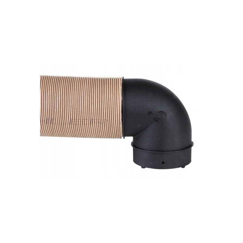 Elbow connector for heating supply pipes 65mm truma