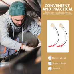 pair of speaker wires in the speaker wire harness