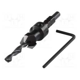 1 pcs x WOLFCRAFT - 2545000 - Screw starter, Ø: 4.5mm, Ø: 4.5÷12mm, wood,chipboard,plastic