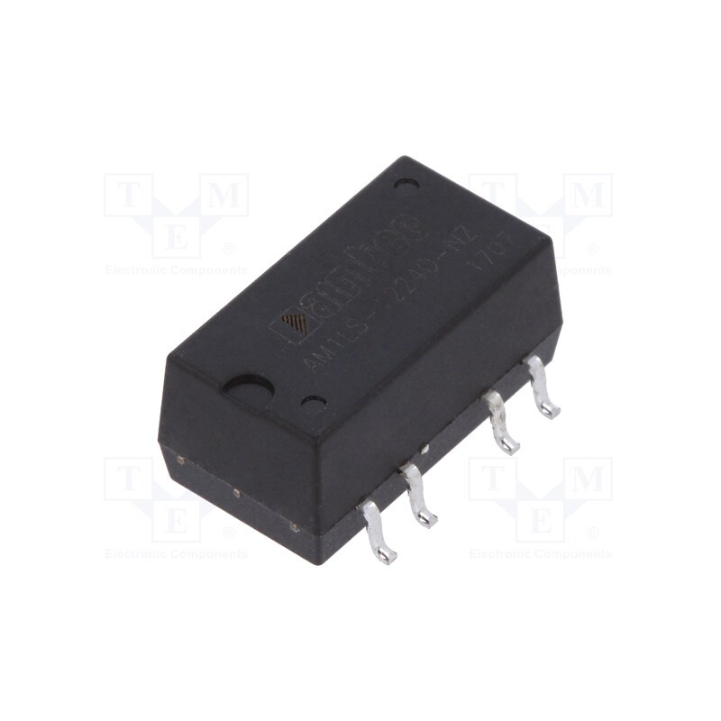 1 pcs x AIMTEC - AM1LS-1224D-NZ - Converter: DC/DC, 1W, Uin: 10.8÷13.2V, Uout: 24VDC, Uout2: -24VDC
