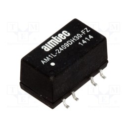 1 pcs x AIMTEC - AM1L-2409DH30-FZ - Converter: DC/DC, 1W, Uin: 21.6÷26.4V, Uout: 9VDC, Uout2: -9VDC, SMD