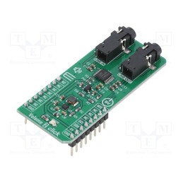 1 pcs x MIKROE - VOLUME 2 CLICK - Click board, audio, I2C, MIC2606,MIC5235,NJU72341, 5VDC