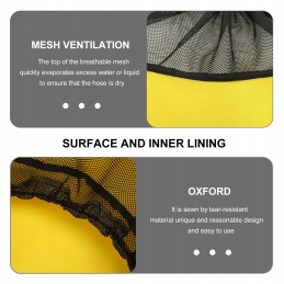 Bags for storing sewage hoses, accessories for camping vehicles, miscellaneous items