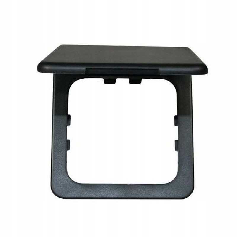 Cover with flap for camper trailer sockets, haba frame