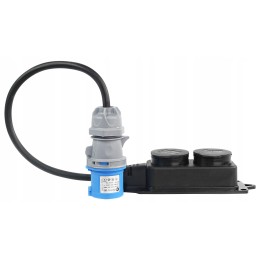 Adapter, CEE plug, 230v socket, IP44 adapter