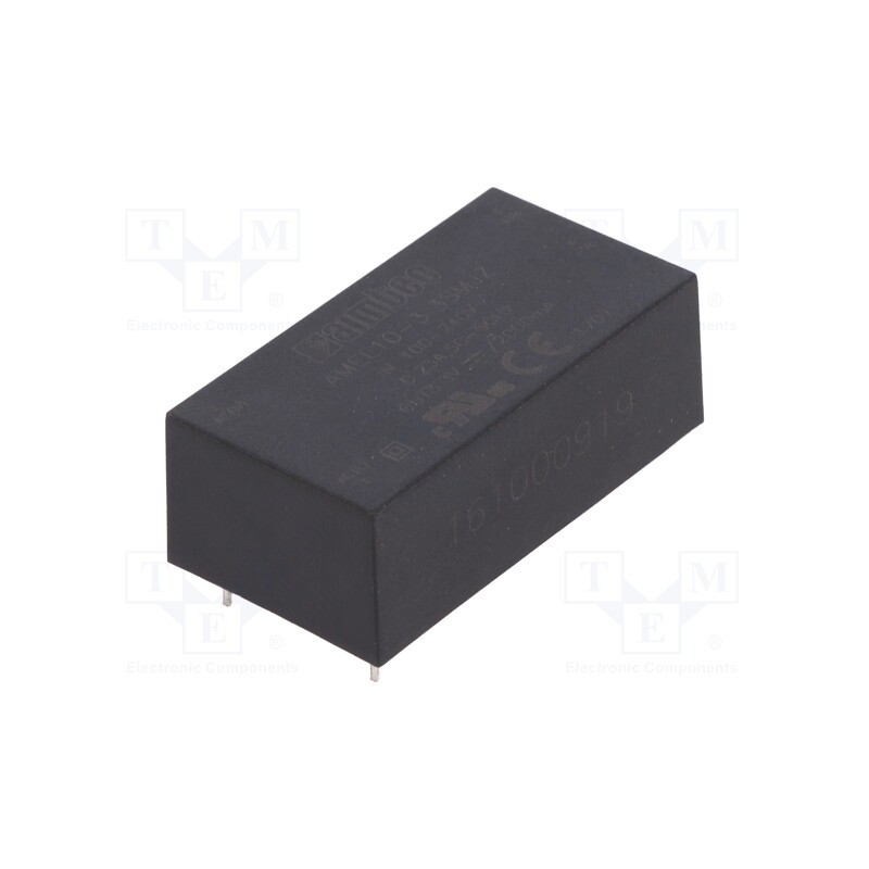 1 pcs x AIMTEC - AMEL10-3.3SMJZ - Converter: AC/DC, 6.6W, 85÷264VAC, Usup: 100÷370VDC, Uout: 3.3VDC