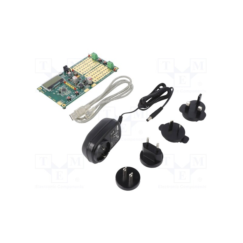 1 pcs x MICROCHIP TECHNOLOGY - DM330017-3 - Dev.kit: Microchip PIC, DSPIC, USB cable,prototype board