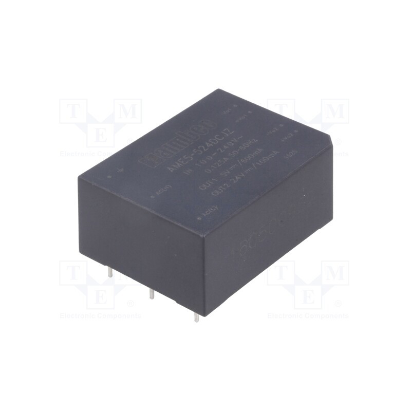 1 pcs x AIMTEC - AME5-524DCJZ - Converter: AC/DC, 5W, 85÷264VAC, Usup: 120÷370VDC, Uout: 5VDC, 75%