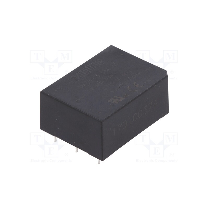 1 pcs x AIMTEC - AME5-3.3SCJZ - Converter: AC/DC, 5W, 85÷264VAC, Usup: 120÷370VDC, Uout: 3.3VDC