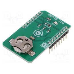 1 pcs x MIKROE - RTC 8 CLICK - Click board, RTC, I2C, RV-3028-C7, prototype board, 3.3VDC,5VDC