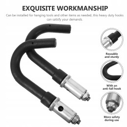 Hooks for a telescopic ladder