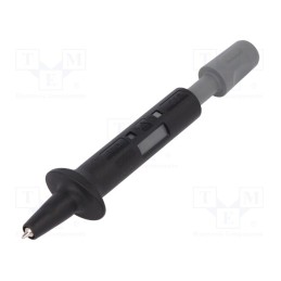 1 pcs x STu00c4UBLI - 66.9313-21 - Probe tip, 1A, black, Tip diameter: 2mm, Socket size: 4mm