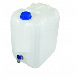 Bank container, water canister with tap, 10 liters