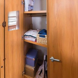 Cut-out mirror, glued intercamp mirror