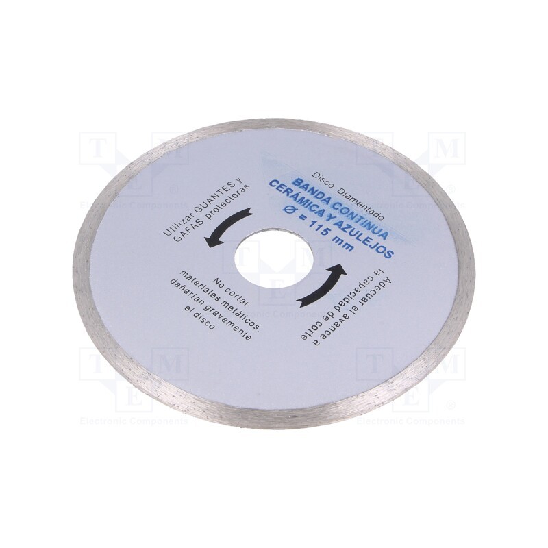 1 pcs x MEDID - BC115 - Cutting wheel, Ø: 115mm, Øhole: 22mm, granite