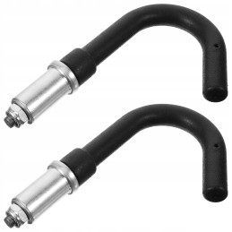 Telescopic ladder hooks, heavy-duty ladder