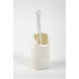 Camp4 toilet brush with handle, white