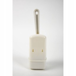 Camp4 toilet brush with handle, white