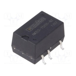 1 pcs x AIMTEC - AM2LS-1515S-NZ - Converter: DC/DC, 2W, Uin: 13.5÷16.5V, Uout: 15VDC, Iout: 133mA, SMD