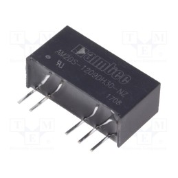 1 pcs x AIMTEC - AM2DS-1209DH30-NZ - Converter: DC/DC, 2W, Uin: 10.8÷13.2V, Uout: 9VDC, Uout2: -9VDC, SIP7