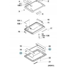 Spring roller blinds, mosquito nets, Dometic Heki windows