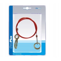 Strong steel safety cable for trailers