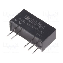 1 pcs x AIMTEC - AM2DS-0512DH30-NZ - Converter: DC/DC, 2W, Uin: 4.5÷5.5V, Uout: 12VDC, Uout2: -12VDC, SIP7