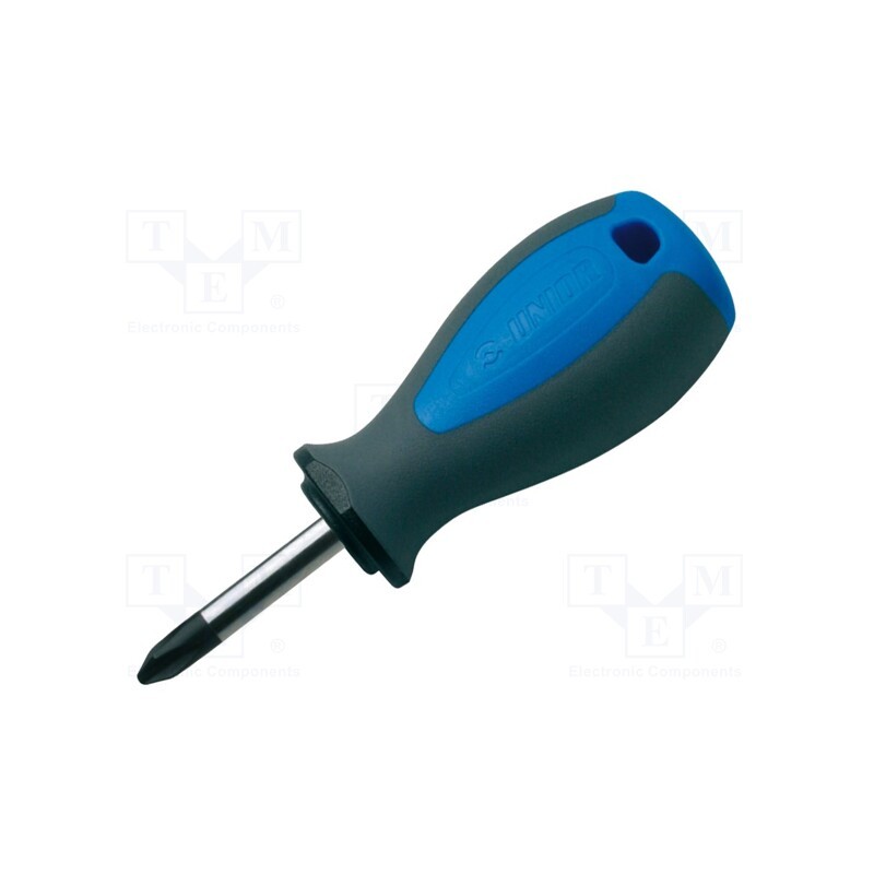 1 pcs x UNIOR - 612831 - Screwdriver, Phillips, PH2, 626TBI, Blade length: 25mm