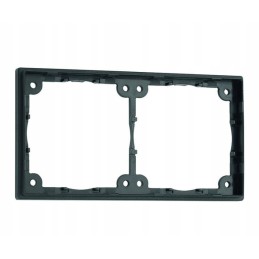 Black camper socket double spacer frame