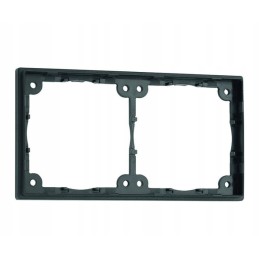 Double spacer frame for a camper, black
