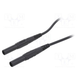 1 pcs x STu00c4UBLI - 66.9013-07521 - Test lead, 19A, banana plug 4mm,both sides, insulated, Len: 0.75m