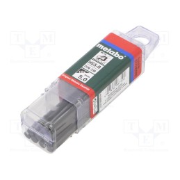 1 set x METABO - 627740000 - Drill bit, for metal, Ø: 5mm, L: 86mm, Working part len: 52mm