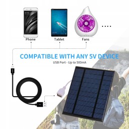 Solar charger for your phone, smartphone, usb panel