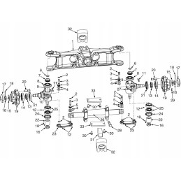 Hyster h1 6ft f001 suspension link kit