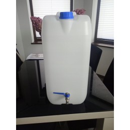 Banka water canister container, 30l, white