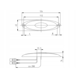 LED marker lamp 12v smlr 2010 jokon yellow shop turismus pl