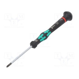 1 pcs x WERA - 5118022001 - Screwdriver, Phillips, precision, PH0, Kraftform Micro