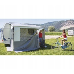 Front wall with window for the pro 550 fiamma awning