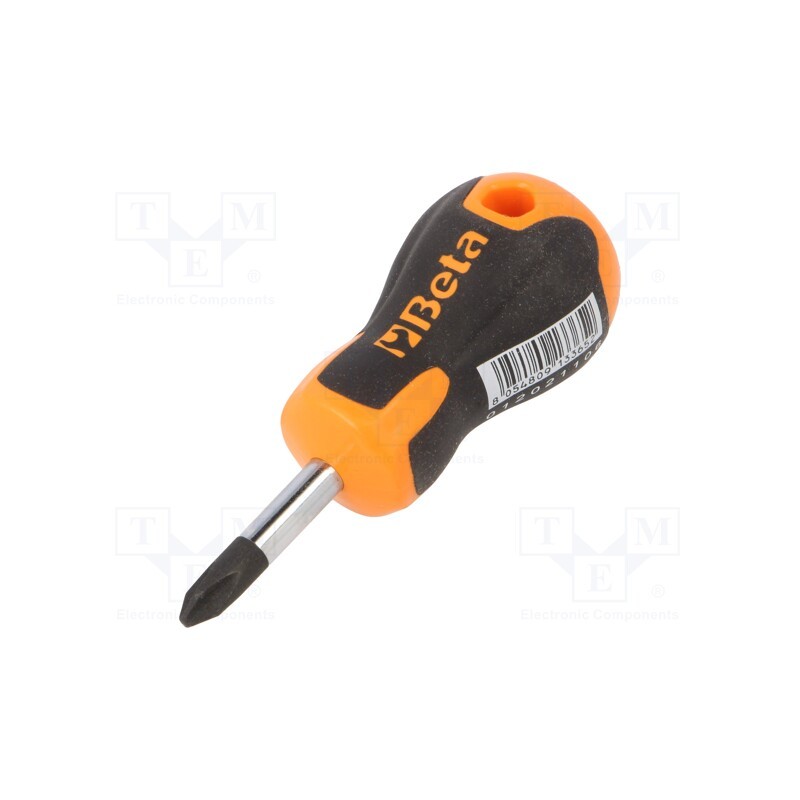 1 pcs x BETA - 12021106 - Screwdriver, Phillips, PH2, EVOX, Blade length: 30mm