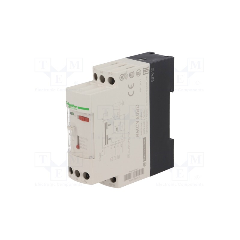 1 pcs x SCHNEIDER ELECTRIC - RMCV60BD - Converter: voltage, for DIN rail mounting, 24VDC, IP20, 0÷50°C