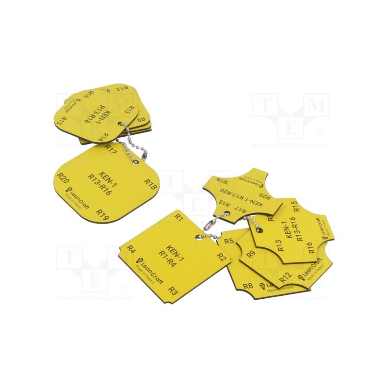 1 pcg x LeanCraft - KEN-1-Y - Radius check, Range: R1-R20, inner,external