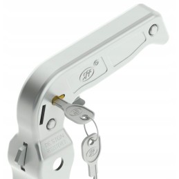 Lock for the ball hitch of the steelpress hook