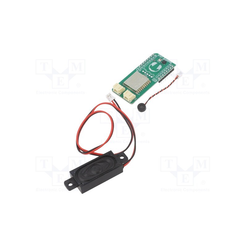 1 pcs x MIKROE - SPEAKUP 3 CLICK - Click board, speech recognition, I2C,SPI,UART, VC02, 3.3VDC,5VDC