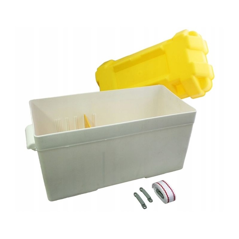 Battery compartment compartments in a Haba trailer