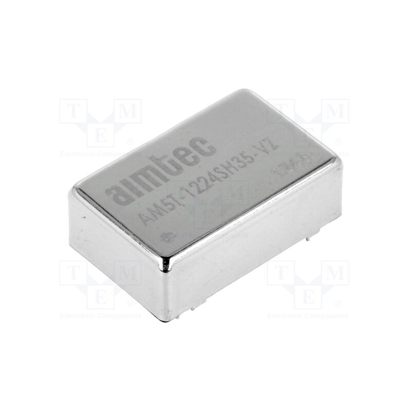 1 pcs x AIMTEC - AM5T-1224SH35-VZ - Converter: DC/DC, 5W, Uin: 9÷18V, Uout: 24VDC, Iout: 210mA, DIP24